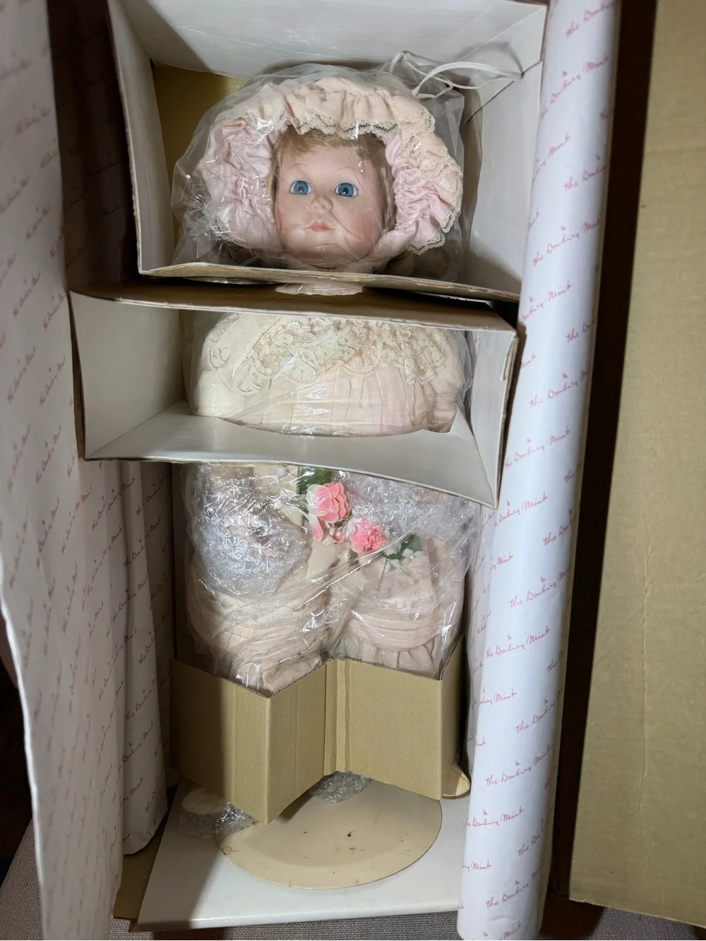 Jan Hagara 1988 Sophie Blonde Girl Doll in Pink Dress 19